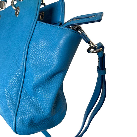 Marc by Marc Jacobs Aquamarine Bentley Winged Shoulder Bag Pebbled Leather - Picture 12 of 12